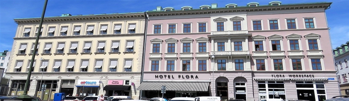 Hotel Flora och Västra Hamng. 24