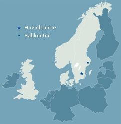 Våra kontor i Sverige